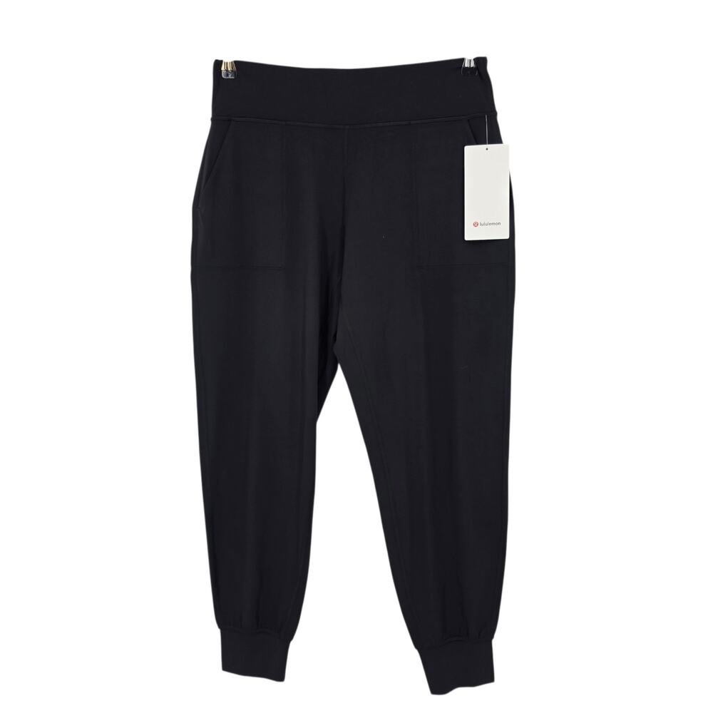 NWT Lululemon Black Align High Rise Full Length Pull On Yoga Joggers Size 12